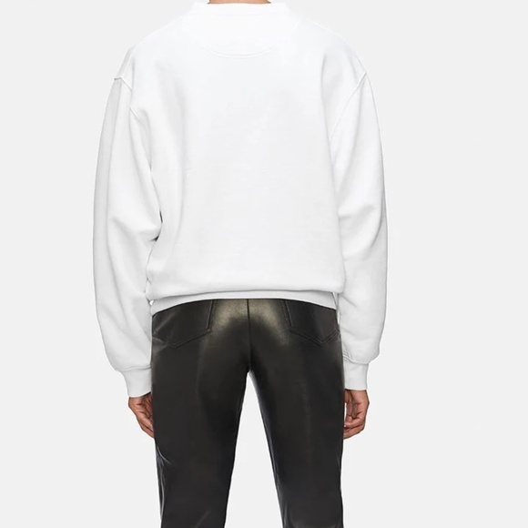 RAMONA SWEATSHIRT - LARGE - WHITE - ANINE BING - Picture 5 of 8